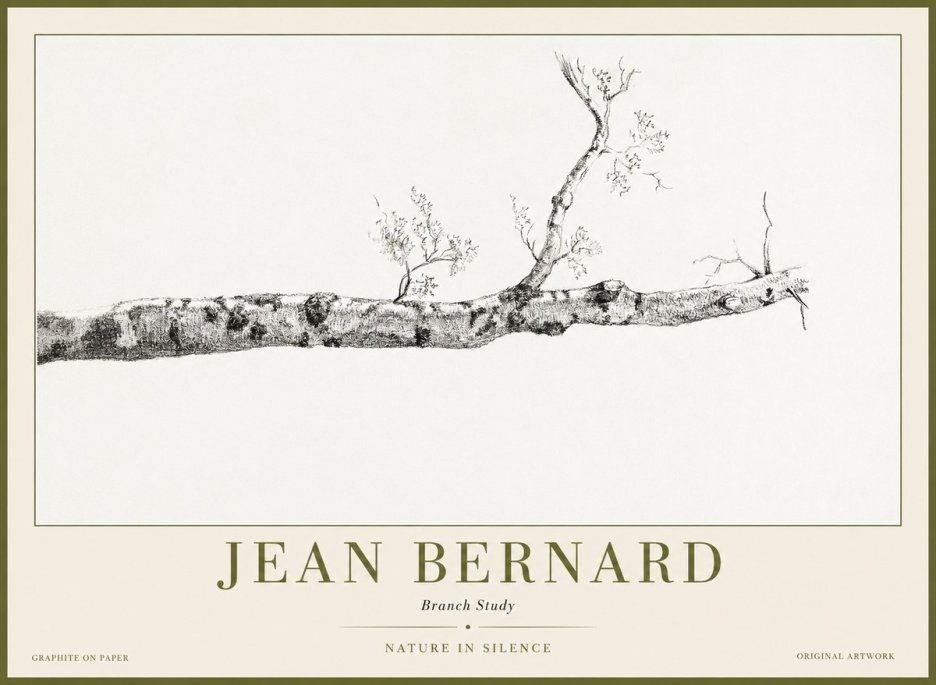 Jean Bernard Tree Branch Study No2 - Poszter