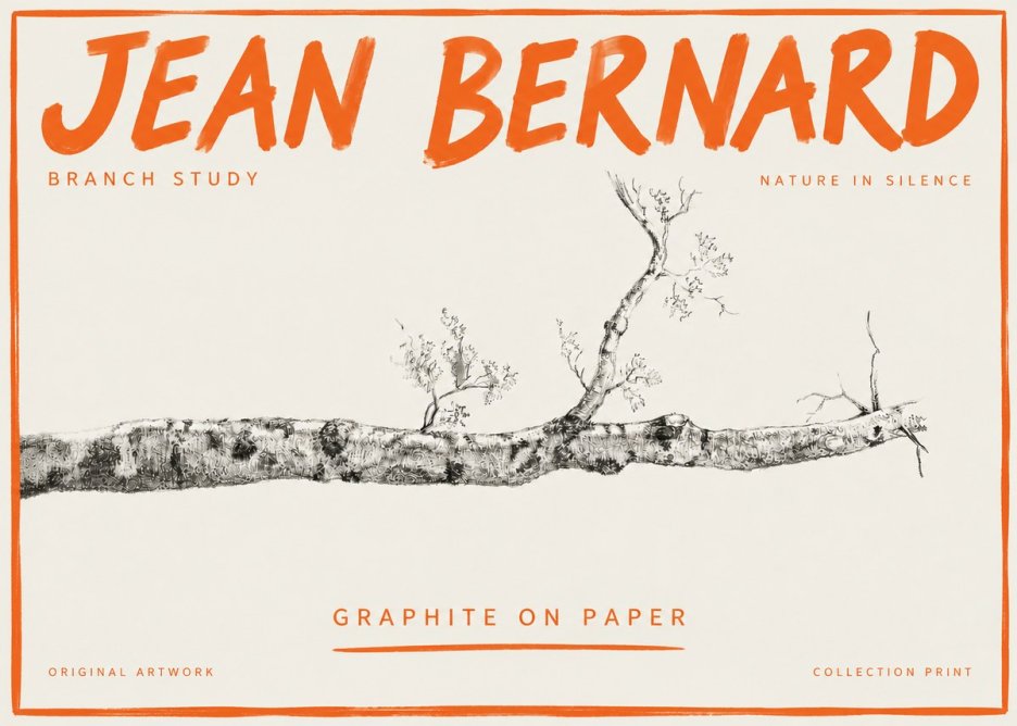 Jean Bernard Tree Branch Study No5 - Poszter