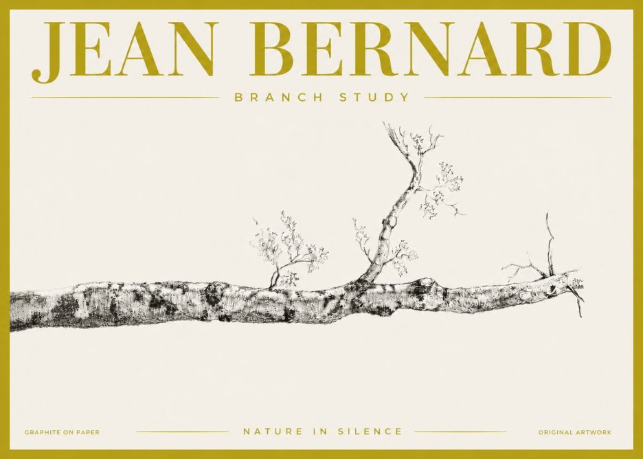 Jean Bernard Tree Branch Study No6 - Poszter