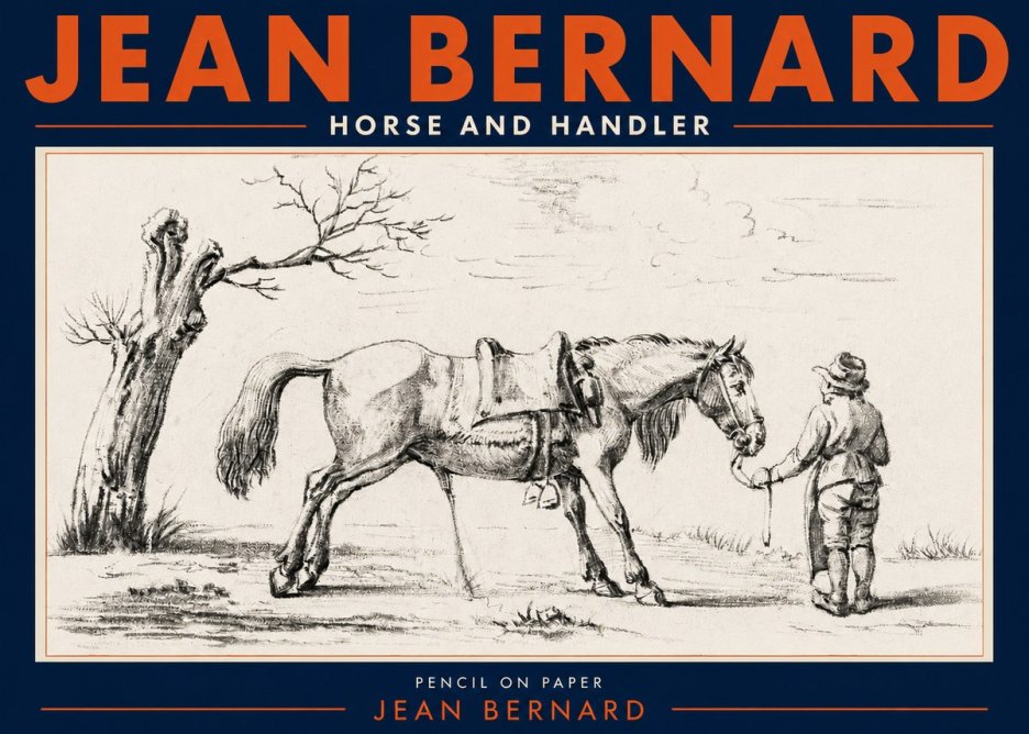 Jean Bernard Horse and Handler No4 - Poszter