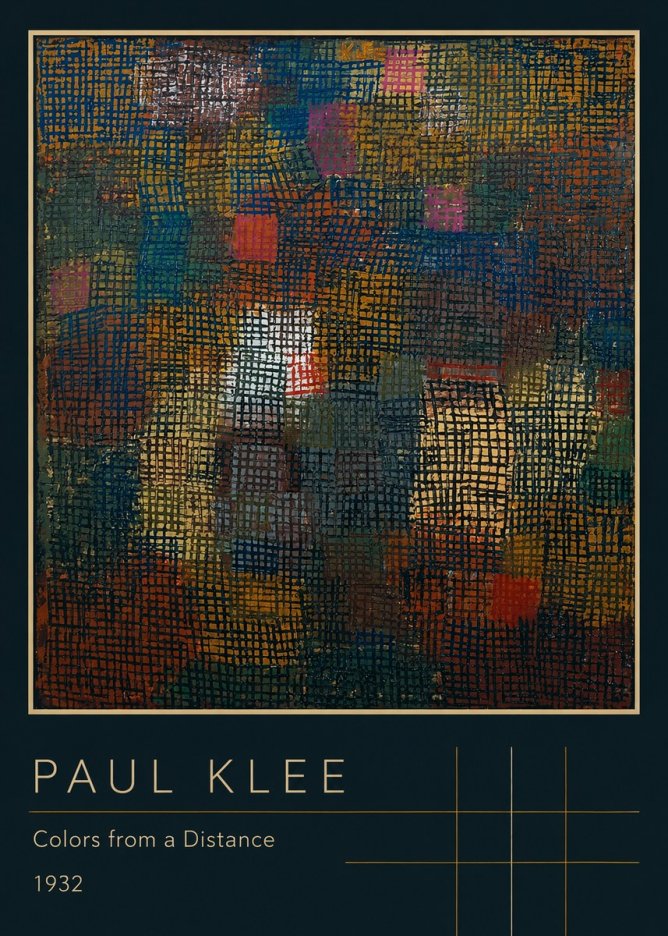 Paul Klee Colors from a Distance No2 - Poszter