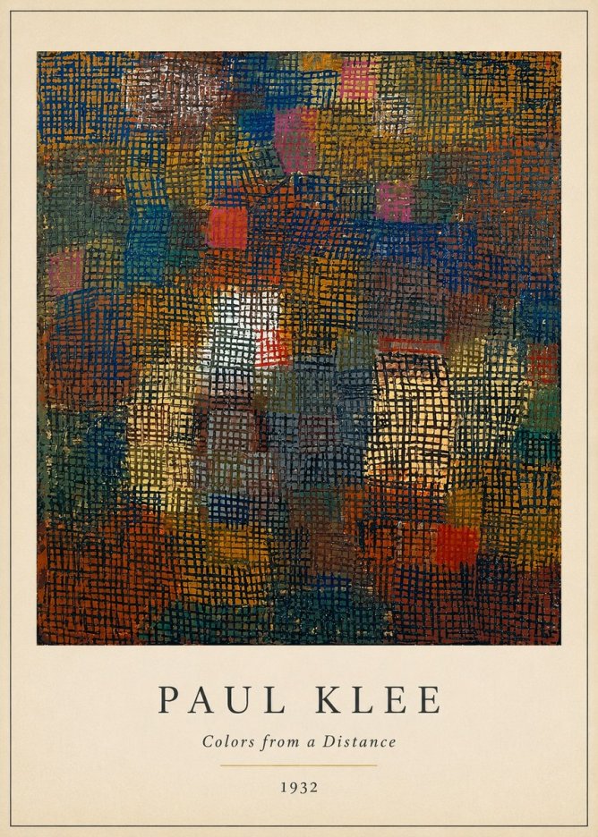 Paul Klee Colors from a Distance No4 - Poszter