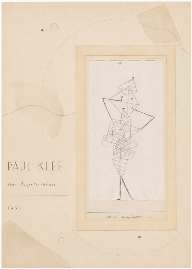 Paul Klee Aus Ängstlichkeit No4 - Poszter