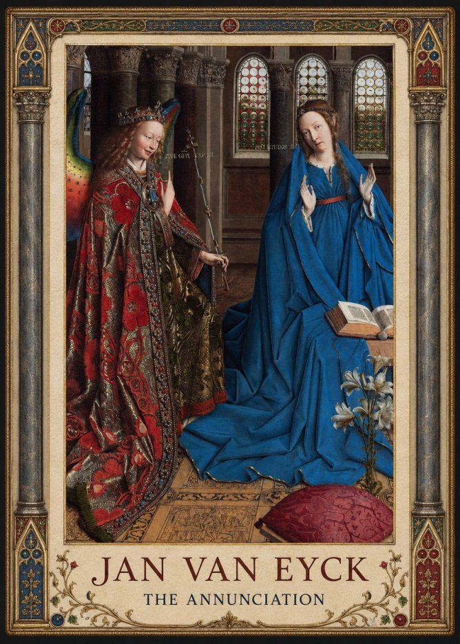 Jan van Eyck The Annunciation I No1 - Poszter