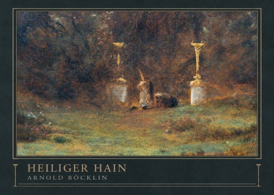 Arnold Böcklin Heiliger Hain No3 - Poszter