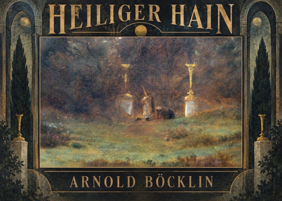 Arnold Böcklin Heiliger Hain No5 - Poszter