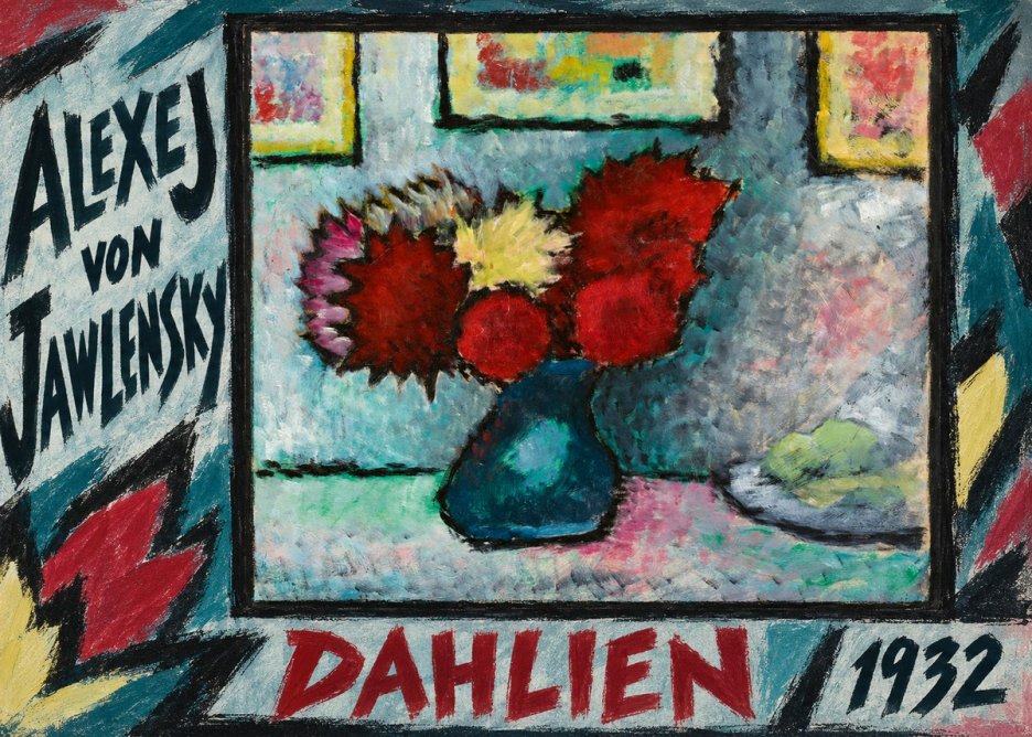 Alexej von Jawlensky Dahlien No4 - Poszter