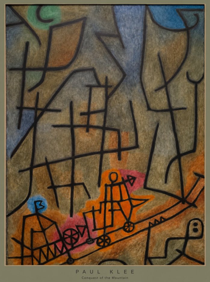 Paul Klee Conquest of the Mountain I No6 - Poszter