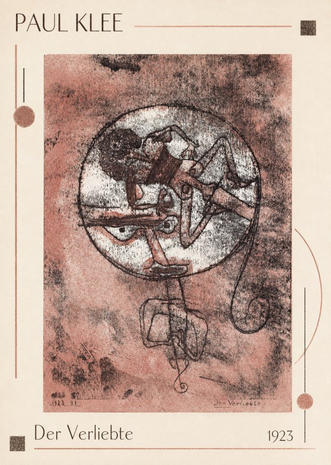 Paul Klee Der Verliebte I No1 - Poszter