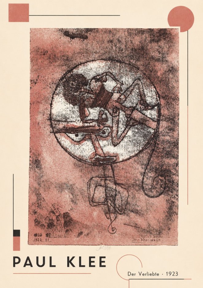 Paul Klee Der Verliebte I No2 - Poszter