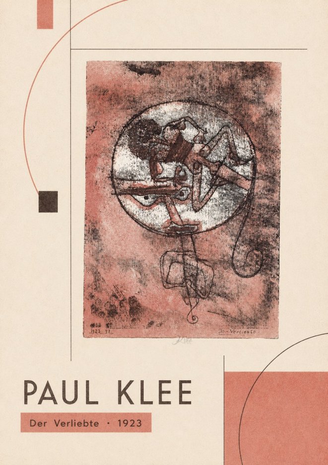 Paul Klee Der Verliebte I No3 - Poszter