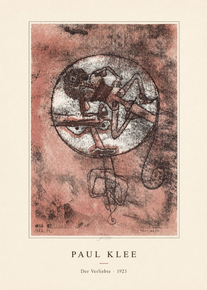Paul Klee Der Verliebte I No4 - Poszter