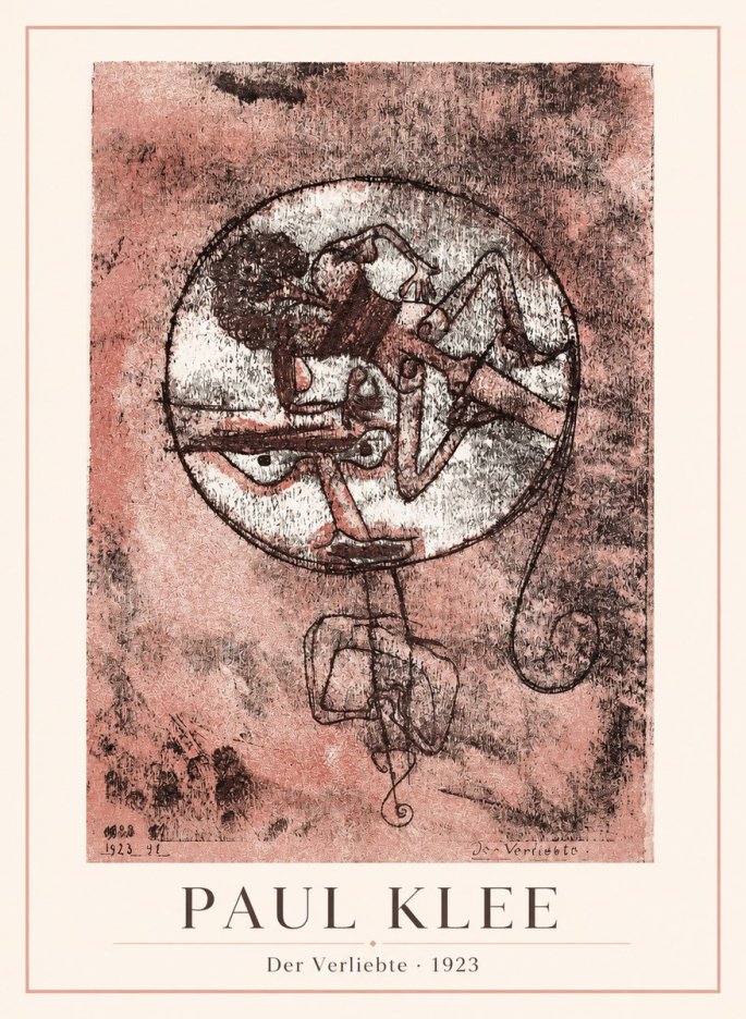 Paul Klee Der Verliebte I No5 - Poszter