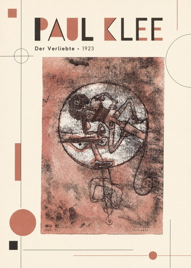 Paul Klee Der Verliebte I No6 - Poszter