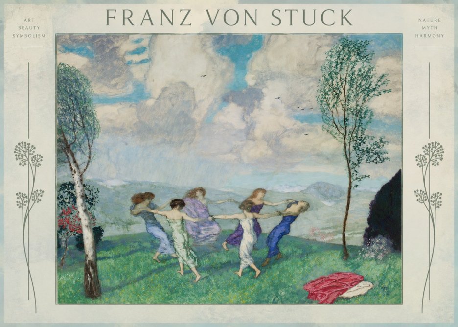Franz von Stuck Spring Dance No2 - Poszter