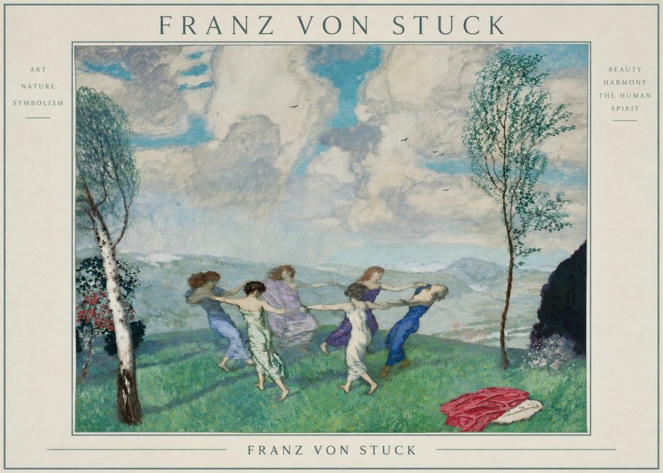Franz von Stuck Spring Dance No3 - Poszter
