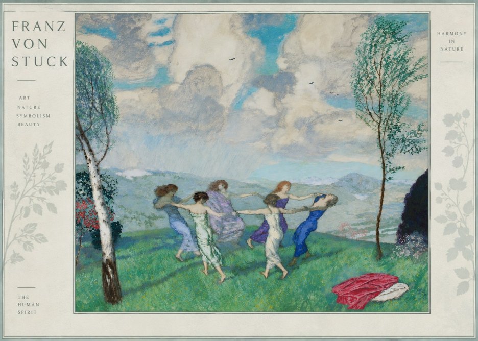 Franz von Stuck Spring Dance No5 - Poszter