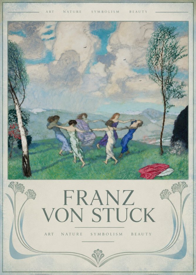 Franz von Stuck Spring Dance No6 - Poszter