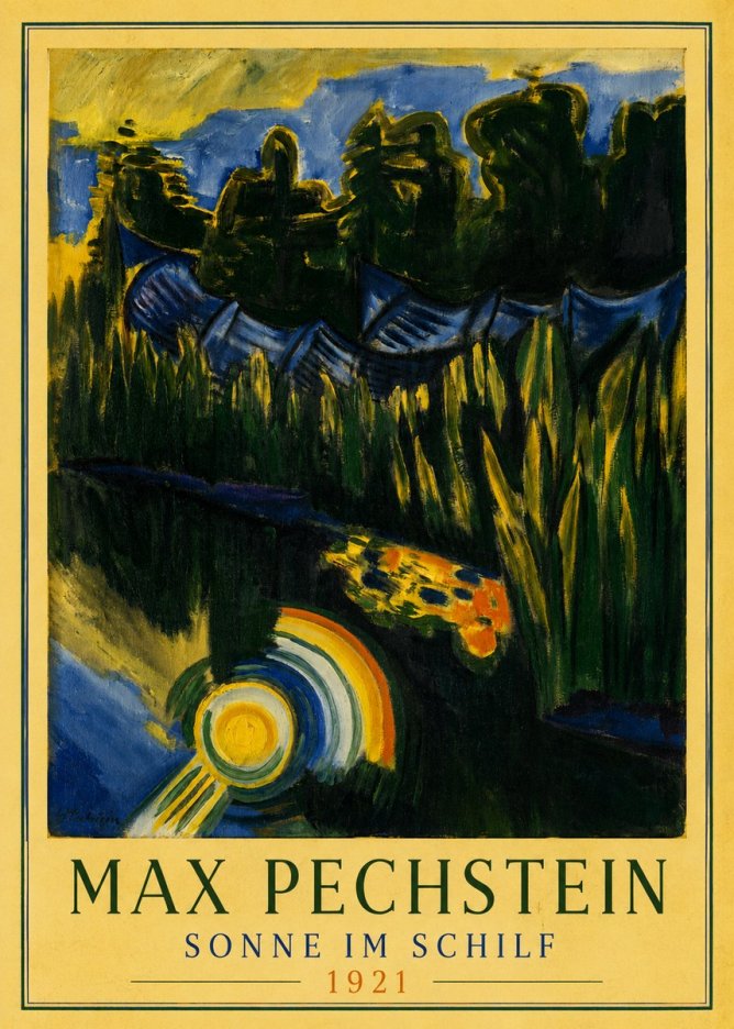 Max Pechstein Sonne Im Schilf No3 - Poszter