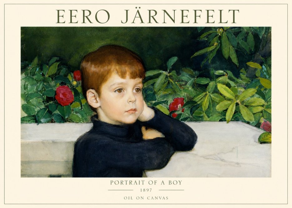 Eero Järnefelt Portrait of a Boy No1 - Poszter