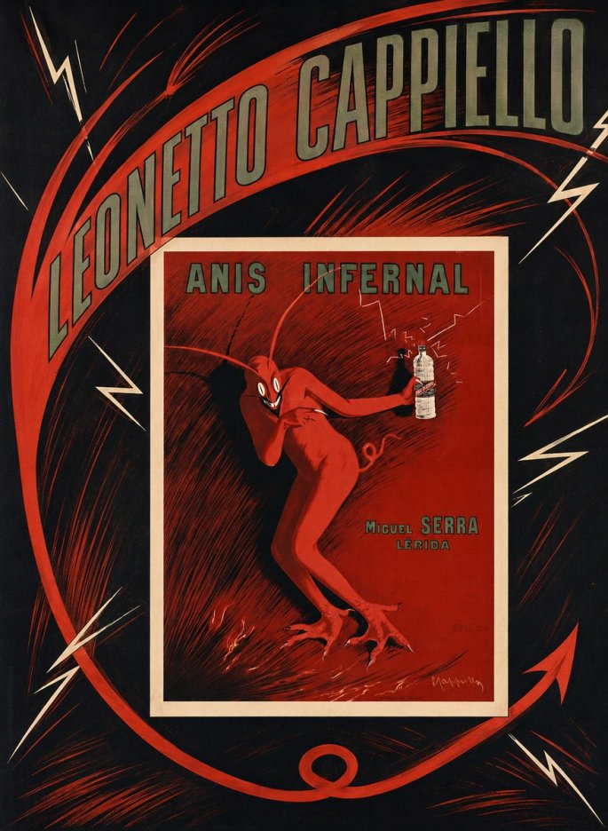 Leonetto Cappiello Anis Infernal II No5 - Poszter