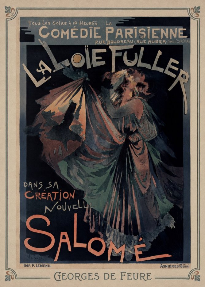 Georges de Feure Salomé I No1 - Poszter