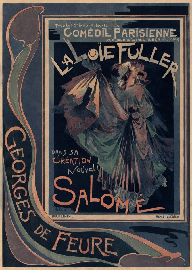 Georges de Feure Salomé I No2 - Poszter