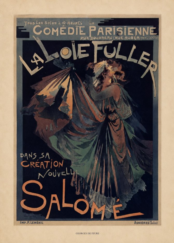 Georges de Feure Salomé I No4 - Poszter