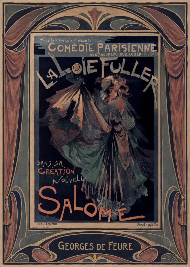 Georges de Feure Salomé I No5 - Poszter