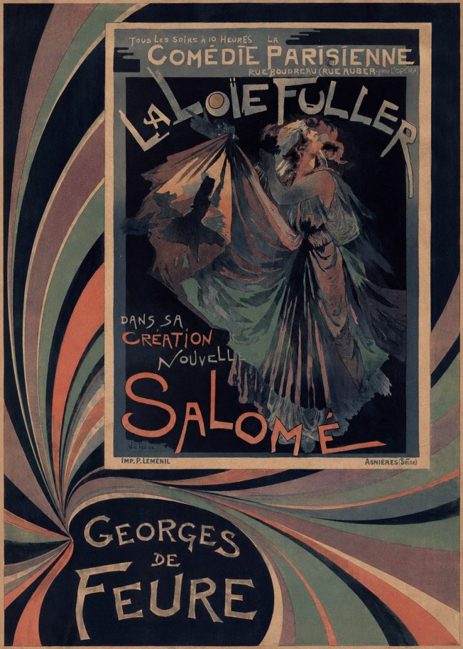 Georges de Feure Salomé I No6 - Poszter