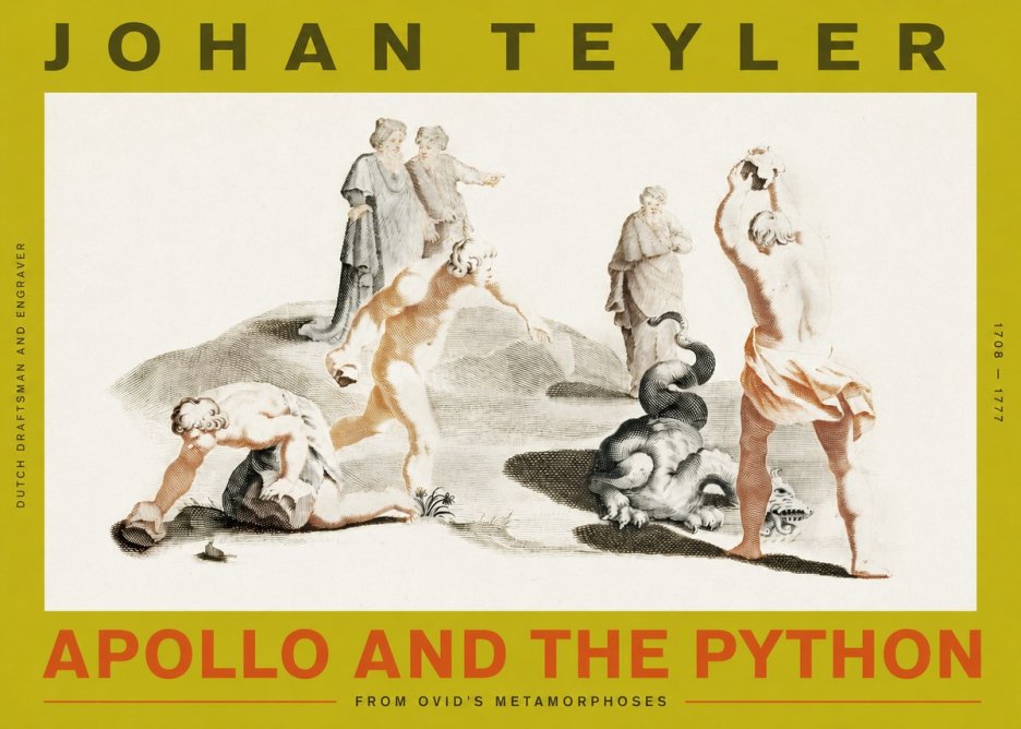Johan Teyler Apollo and the Python No2 - Poszter