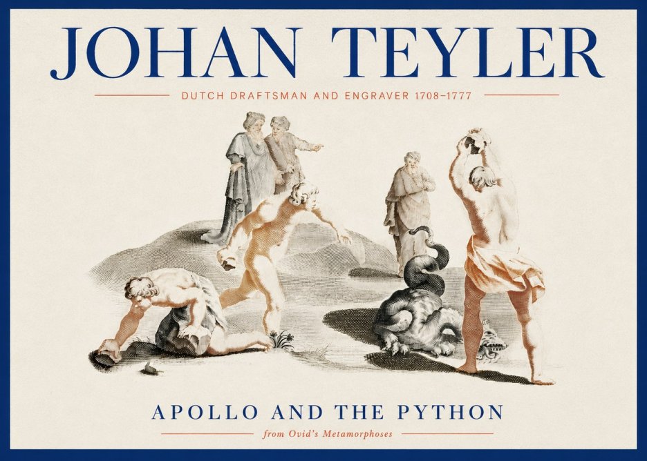 Johan Teyler Apollo and the Python No4 - Poszter