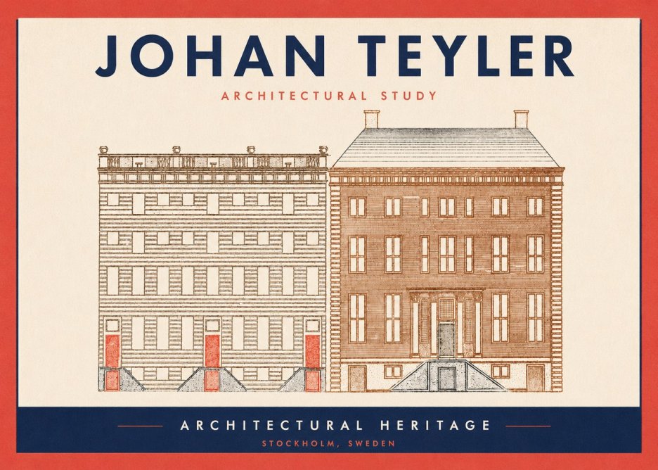 Johan Teyler Two Houses No3 - Poszter