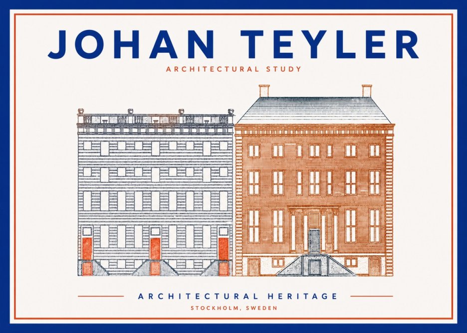 Johan Teyler Two Houses No4 - Poszter