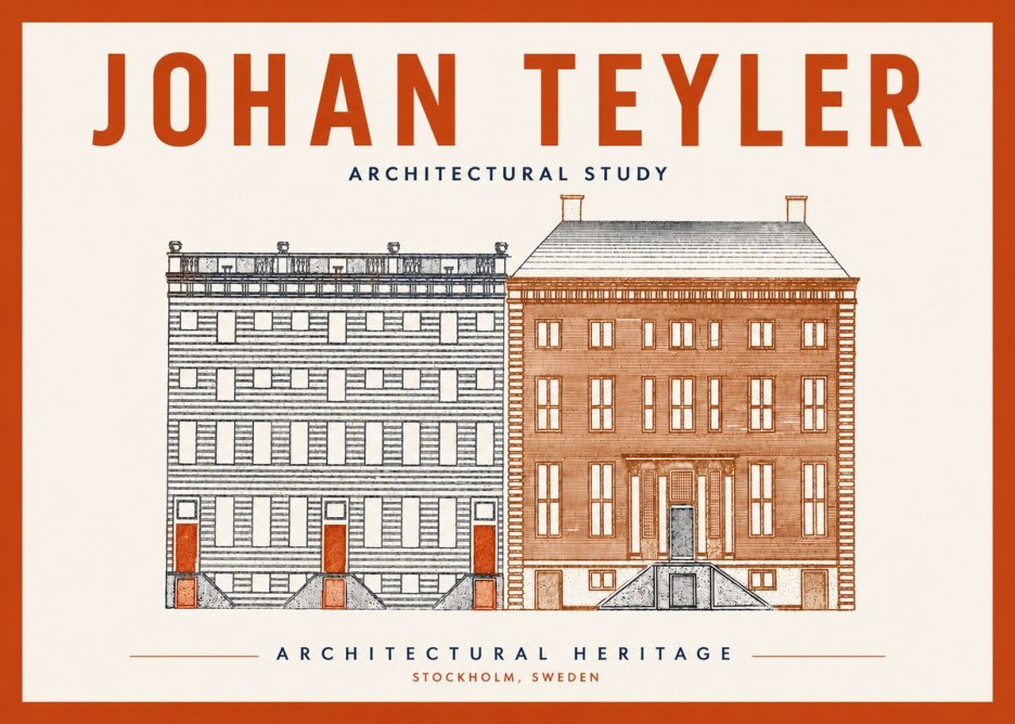 Johan Teyler Two Houses No5 - Poszter