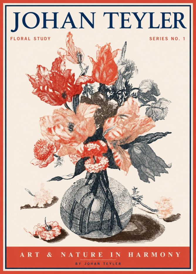 Johan Teyler Botanical Study No. 1 No2 - Poszter