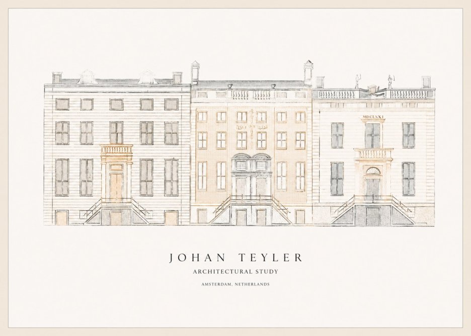 Johan Teyler Architectural Study II No1 - Poszter