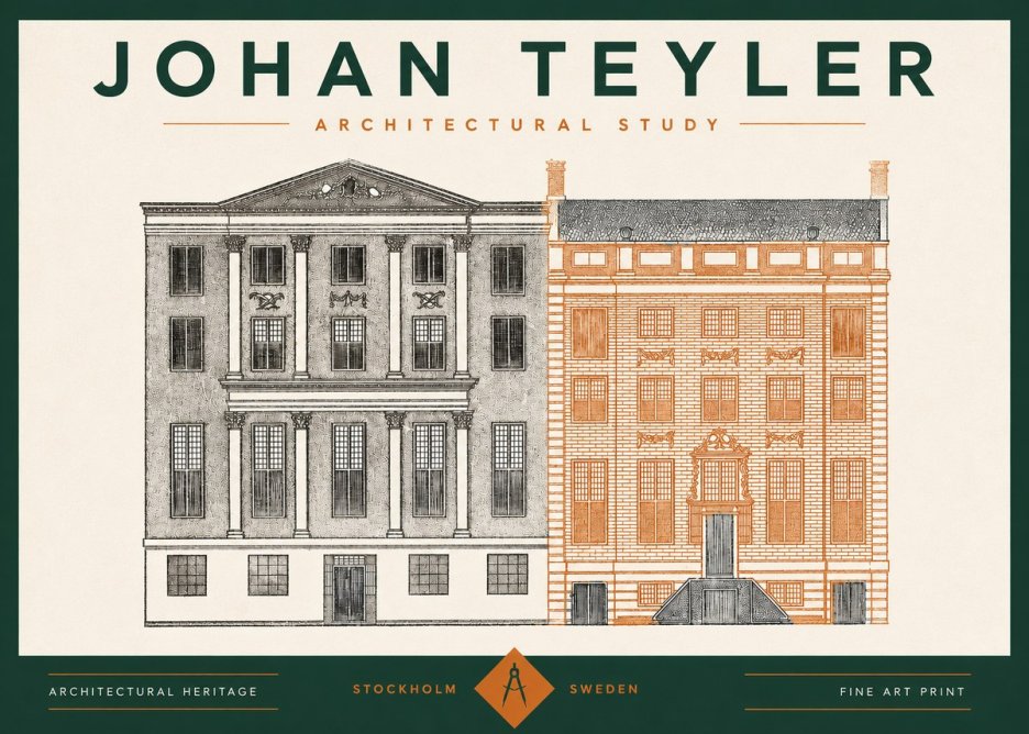 Johan Teyler Architectural Study III No2 - Poszter
