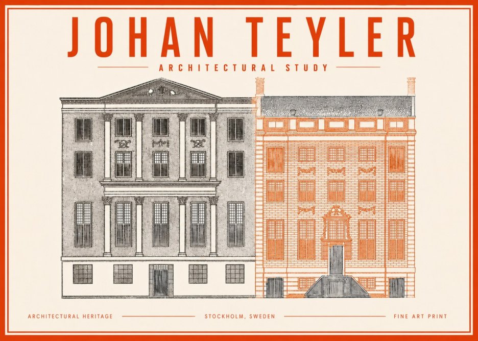 Johan Teyler Architectural Study III No3 - Poszter