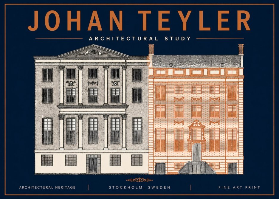 Johan Teyler Architectural Study III No4 - Poszter