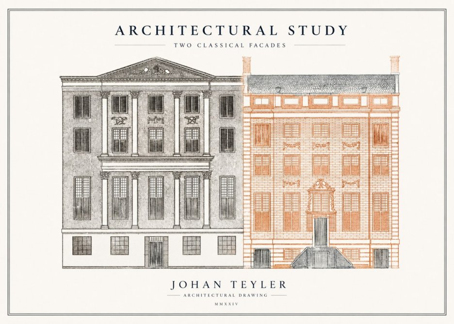 Johan Teyler Architectural Study III No5 - Poszter
