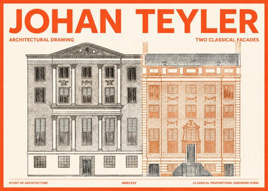 Johan Teyler Architectural Study III No6 - Poszter