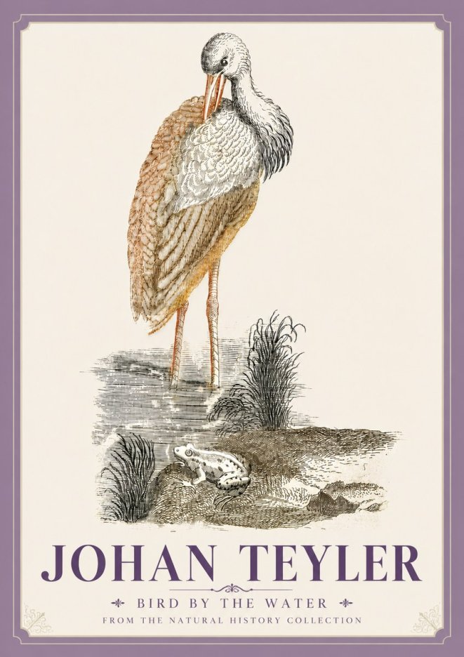 Johan Teyler Bird by the Water No5 - Poszter