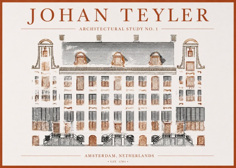 Johan Teyler Architectural Study No. 1 I No1 - Poszter