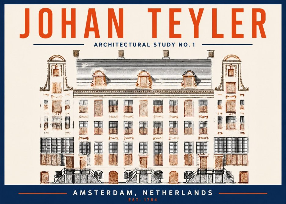 Johan Teyler Architectural Study No. 1 I No2 - Poszter