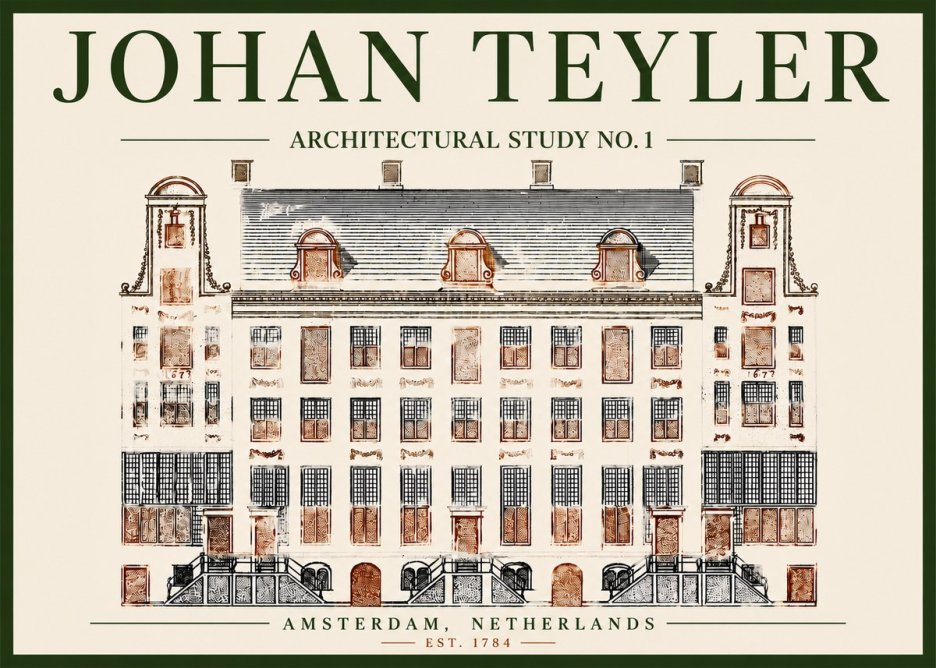 Johan Teyler Architectural Study No. 1 I No4 - Poszter