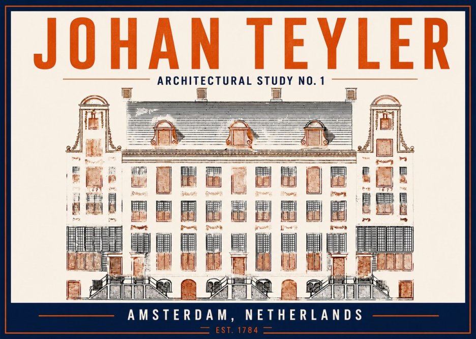 Johan Teyler Architectural Study No. 1 I No5 - Poszter