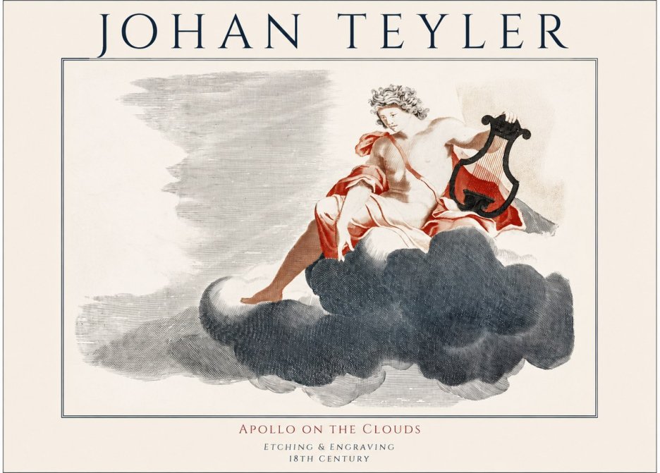 Johan Teyler Apollo on the Clouds No1 - Poszter