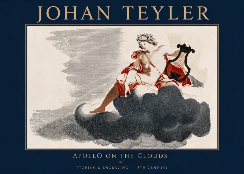 Johan Teyler Apollo on the Clouds No3 - Poszter