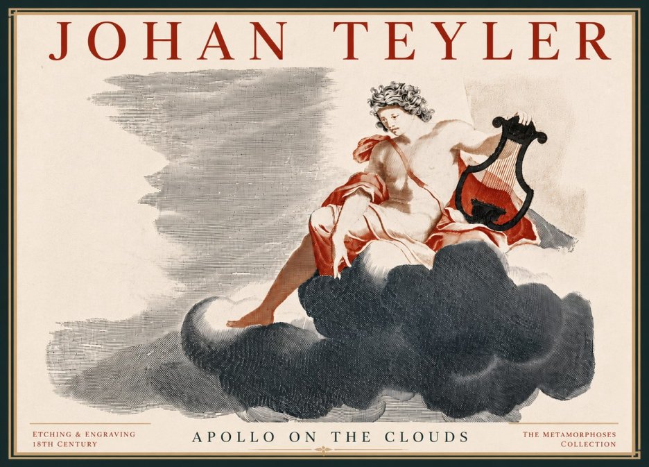 Johan Teyler Apollo on the Clouds No6 - Poszter